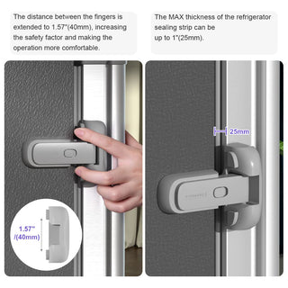 Refrigerator Door Lock (2PCS)