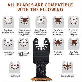 SAKER® 20 Pcs Oscillating Saw Blades(No Machine)